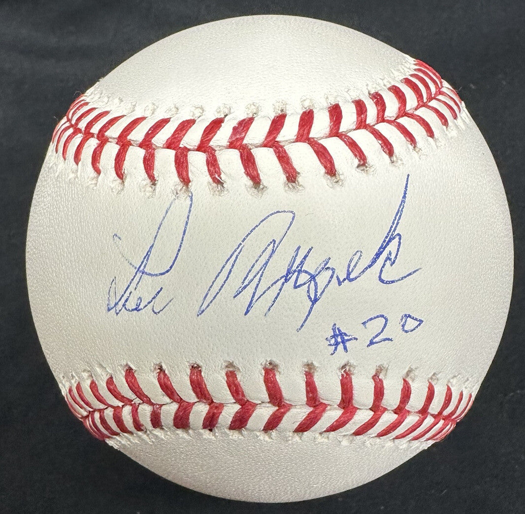 Lou Brock #20 Signed Baseball JSA Witness