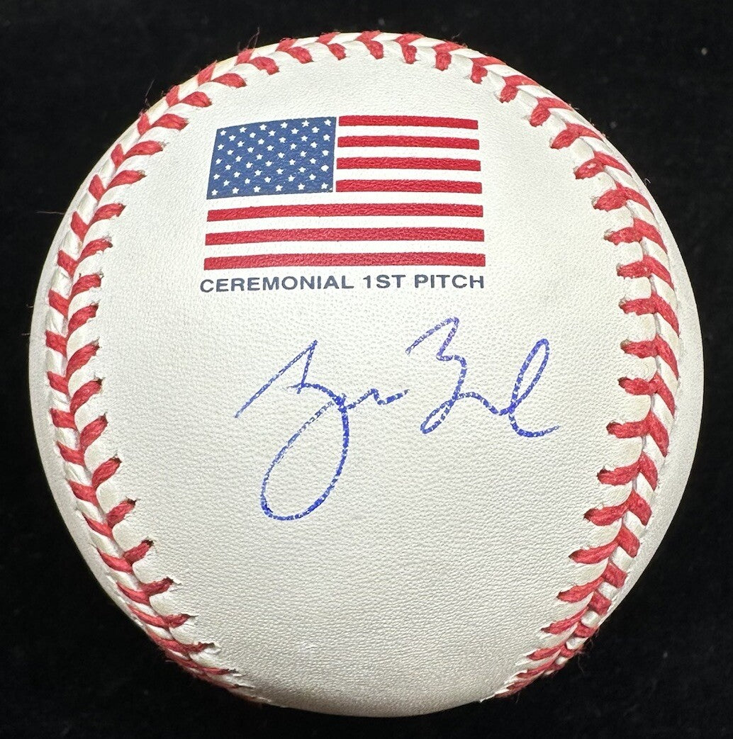 George W. Bush Signed 2001 World Series Ceremonial 1st Pitch Baseball JSA LOA