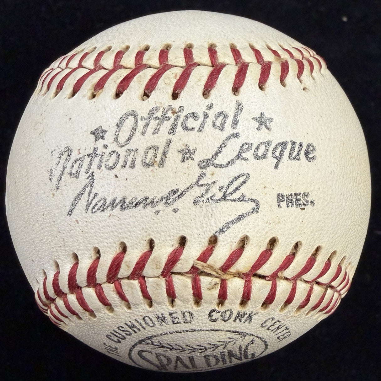 Jackie Robinson Single Signed ONL Giles Baseball JSA LOA