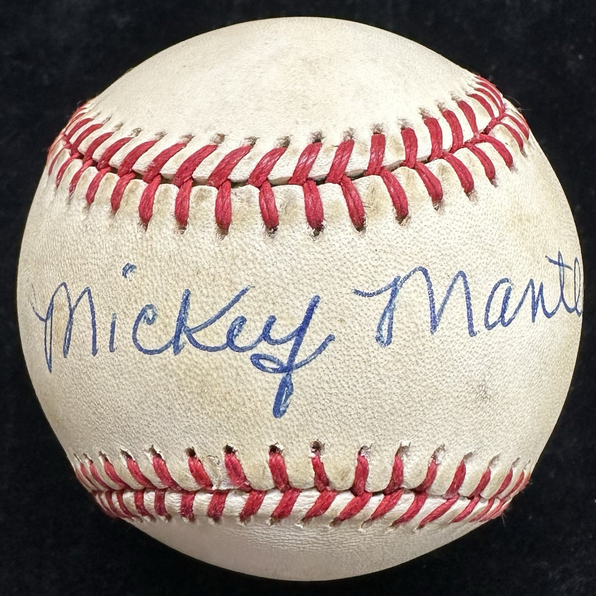 Mickey Mantle “Vintage” Signature Signed Baseball JSA Holo Only