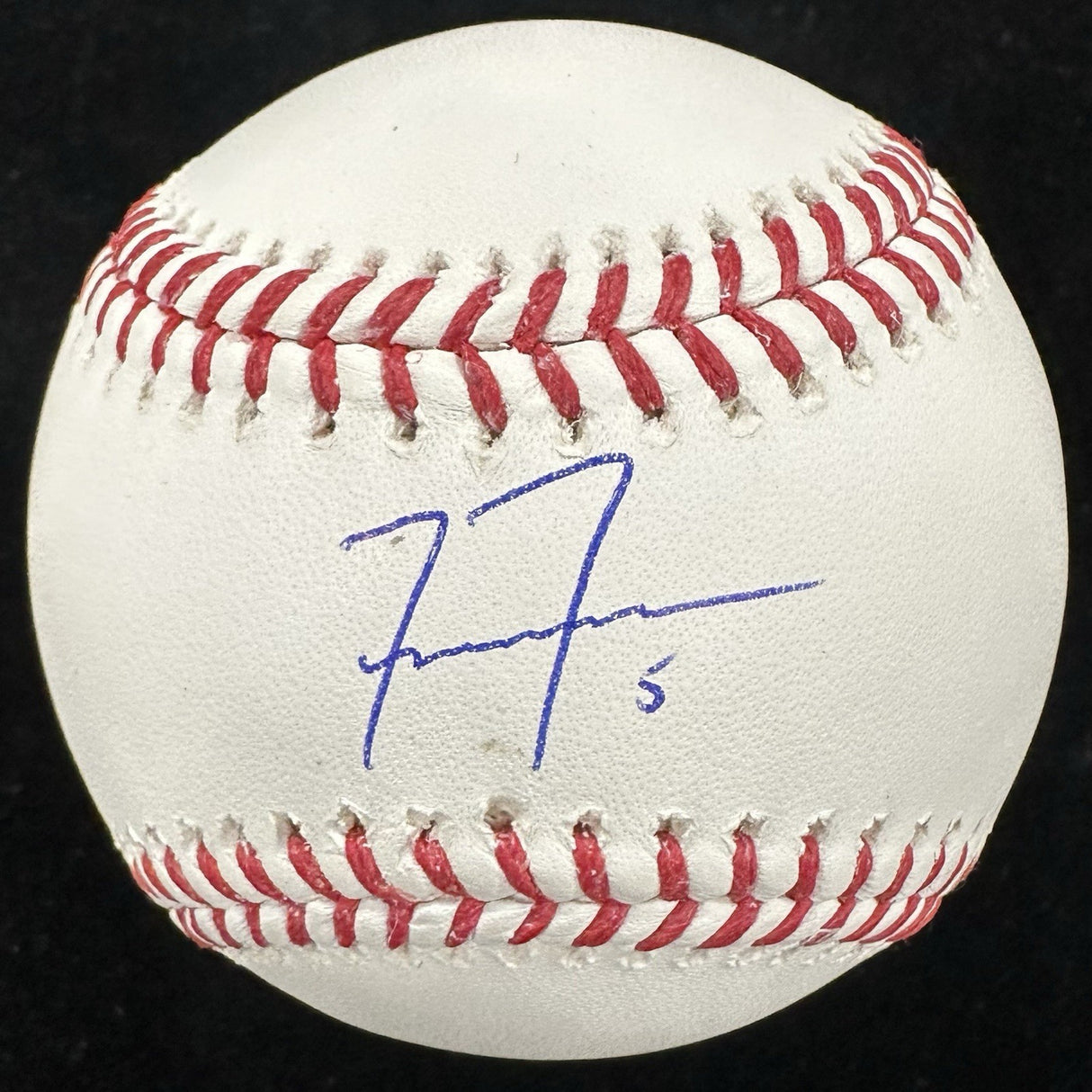 Freddie Freeman Signed Baseball MLB Holo Fanatics Holo