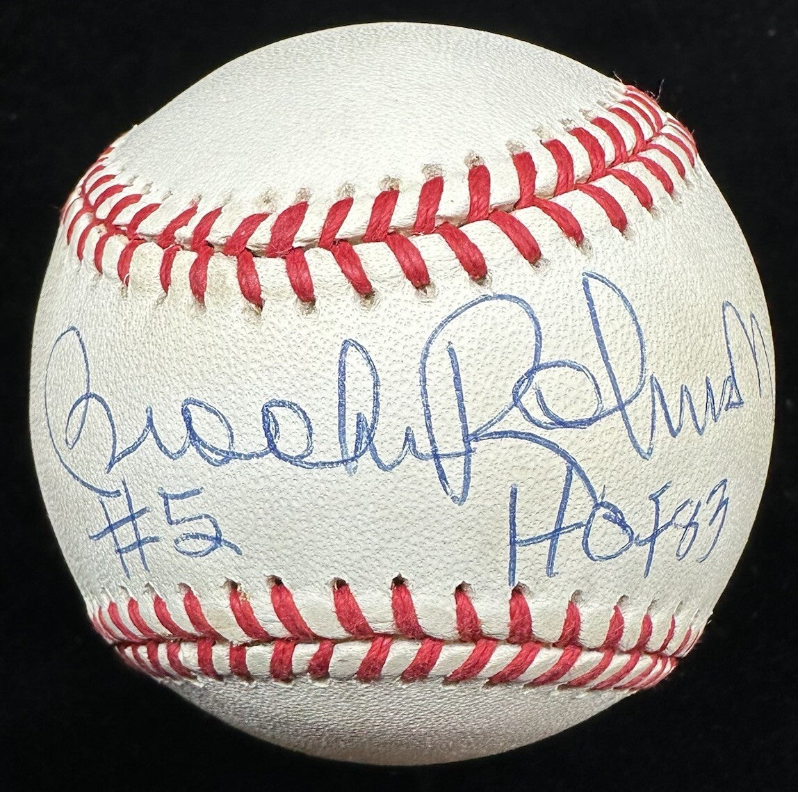 Brooks Robinson HOF 1983 #5 Signed Baseball JSA