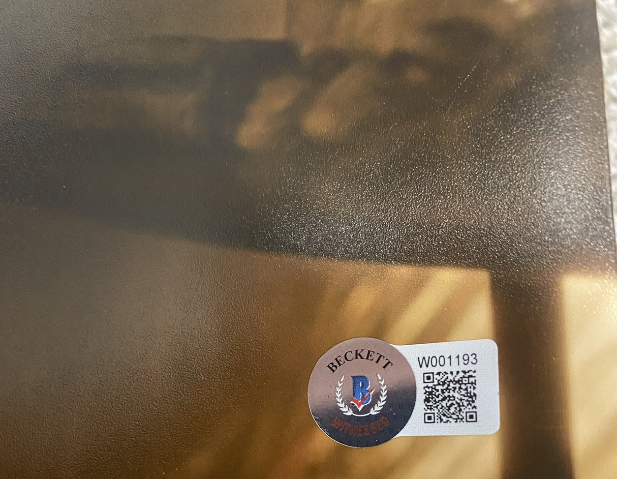 Andrew Garfield Signed Spider-Man 16x24 Photo With Quote Beckett Witness BAS MCU