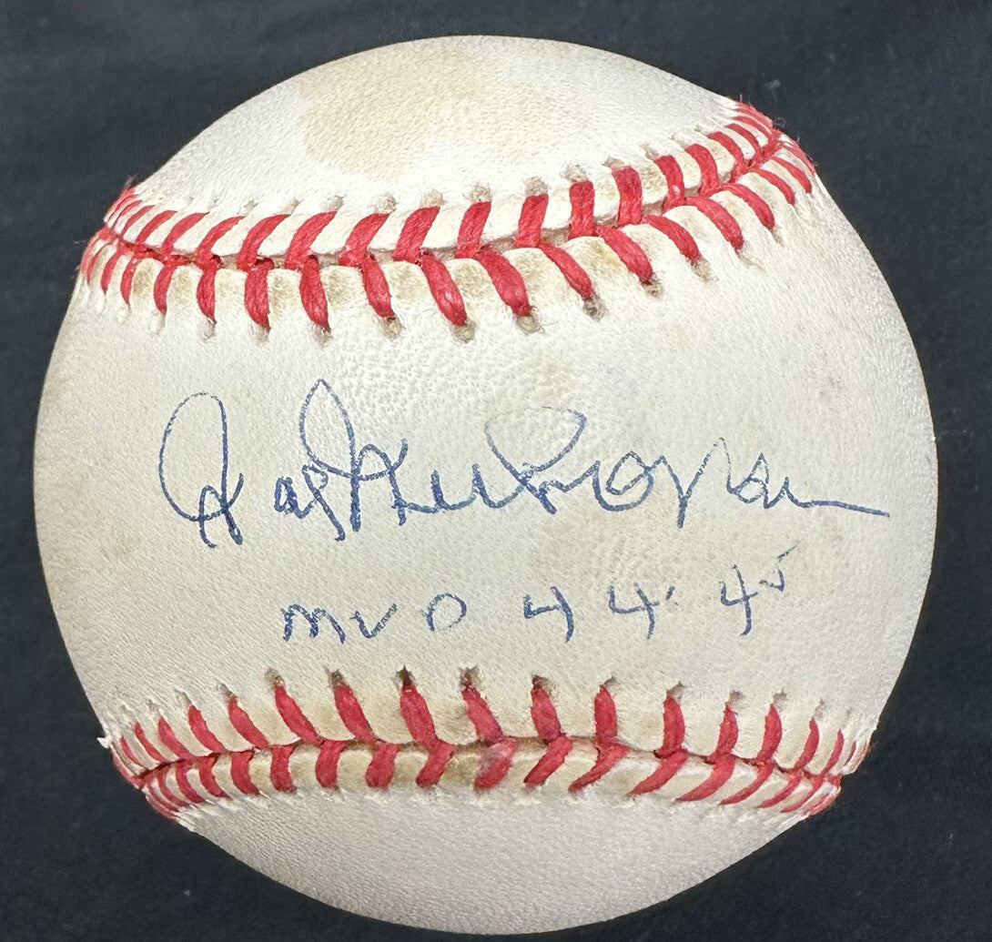 Hal Newhouser 44, 45 MVP Signed Baseball JSA