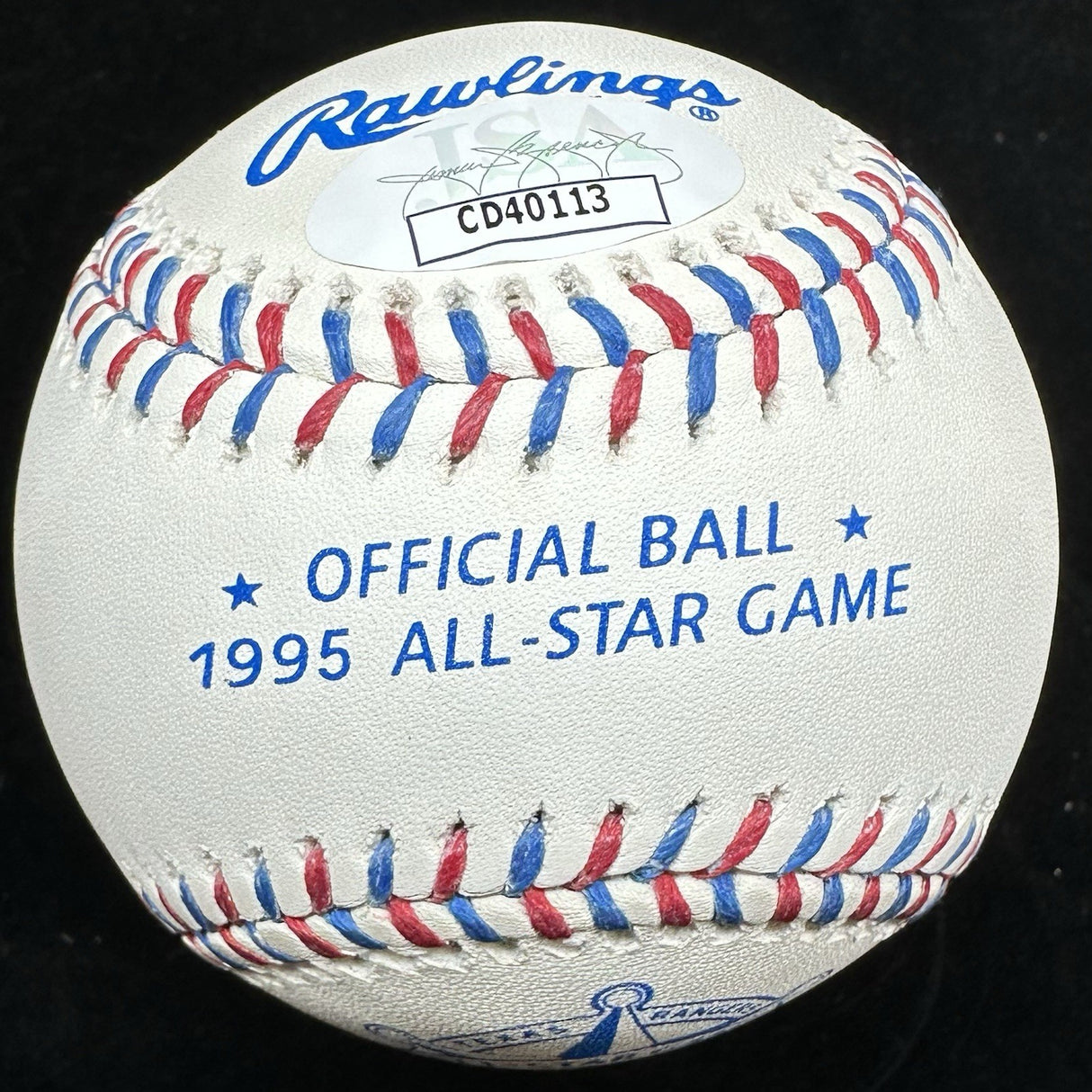 Wade Boggs 12x All Star Signed 1995 ASG Logo Baseball JSA