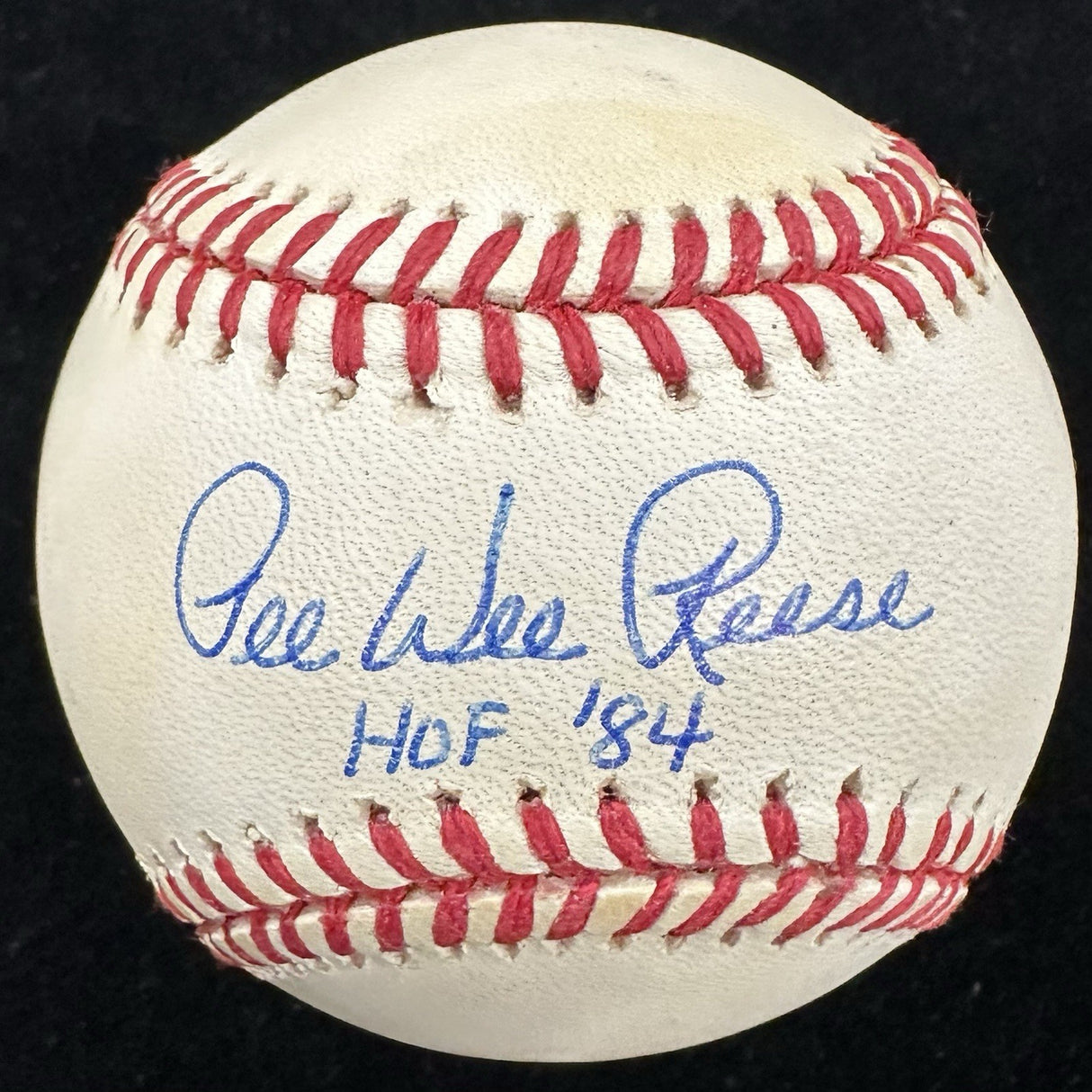 Pee Wee Reese HOF 84 Signed Baseball JSA