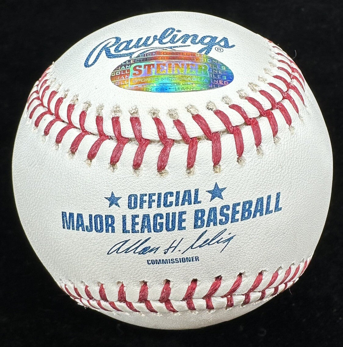 Orlando Cepeda Baby Bull Signed Baseball MLB Holo Steiner Sports