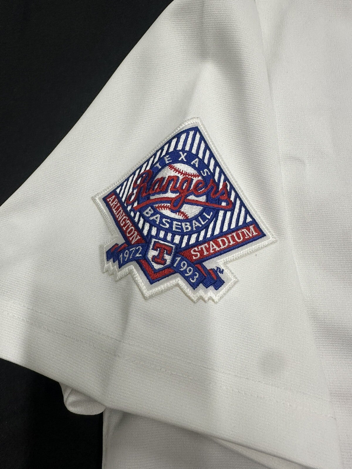 Nolan Ryan Signed Authentic Rangers Mitchell Ness Stat Jersey JSA LOA