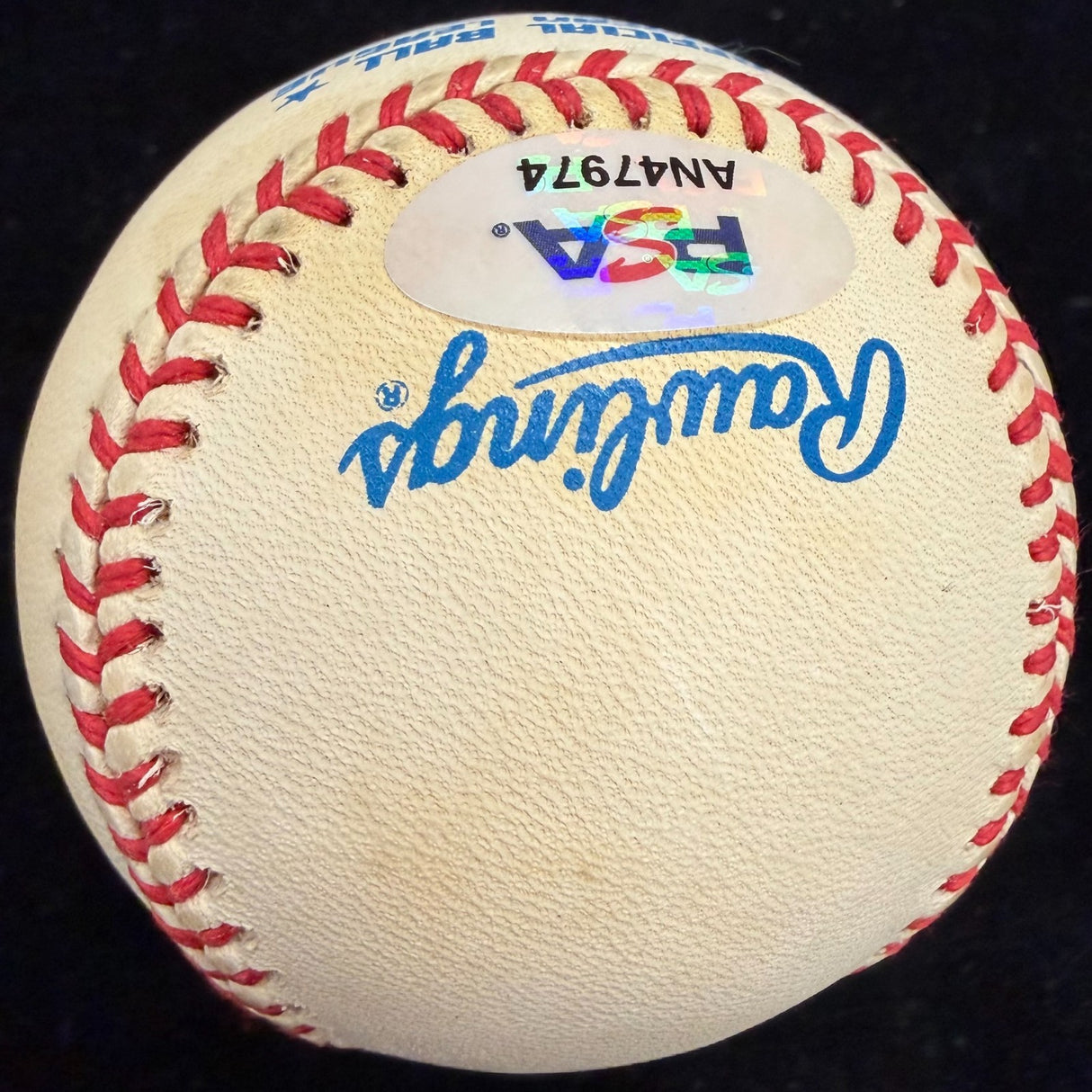 Bob Feller 8 Homers HOF 62 Signed Baseball PSA