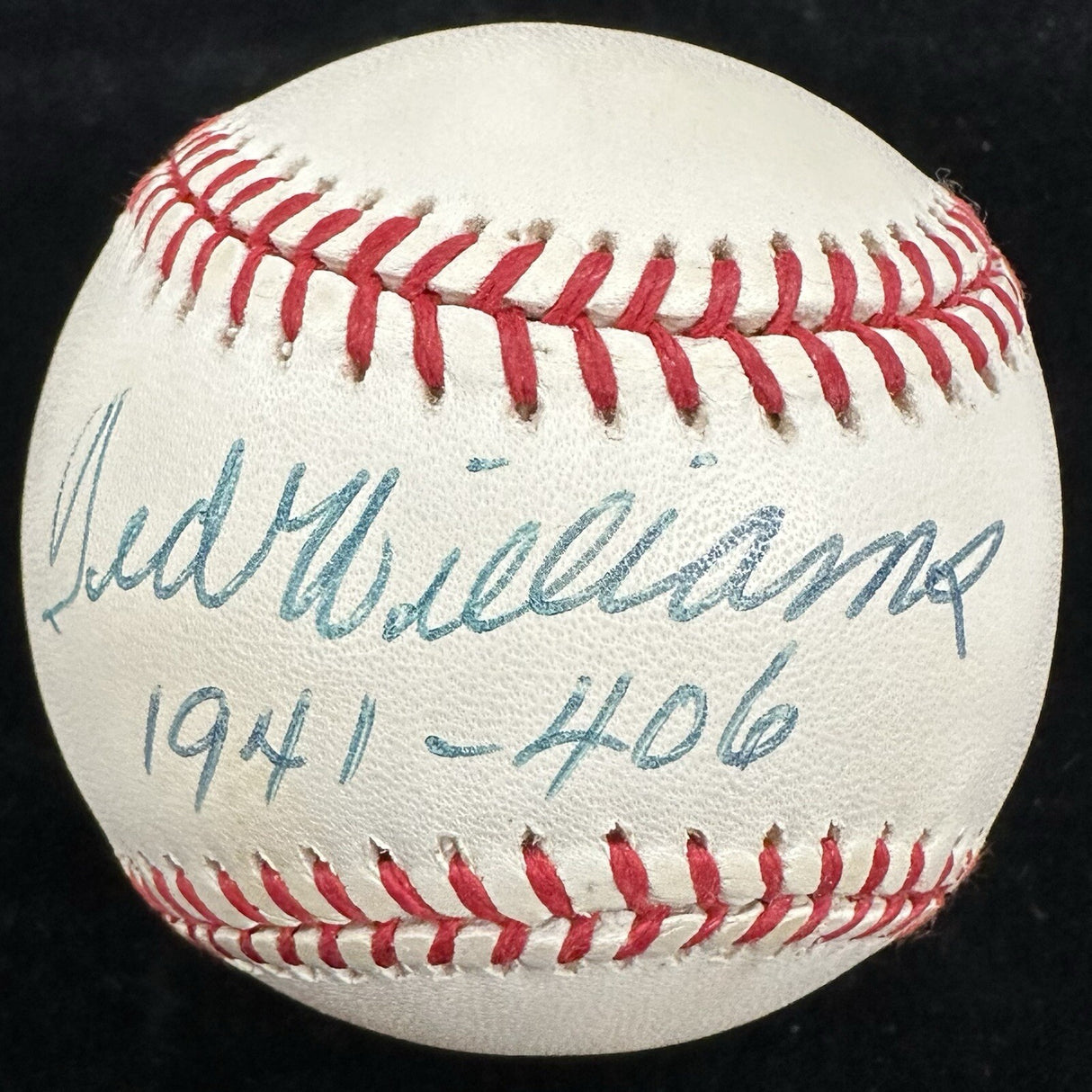 Ted Williams 1941-.406 Signed Baseball PSA/DNA LOA