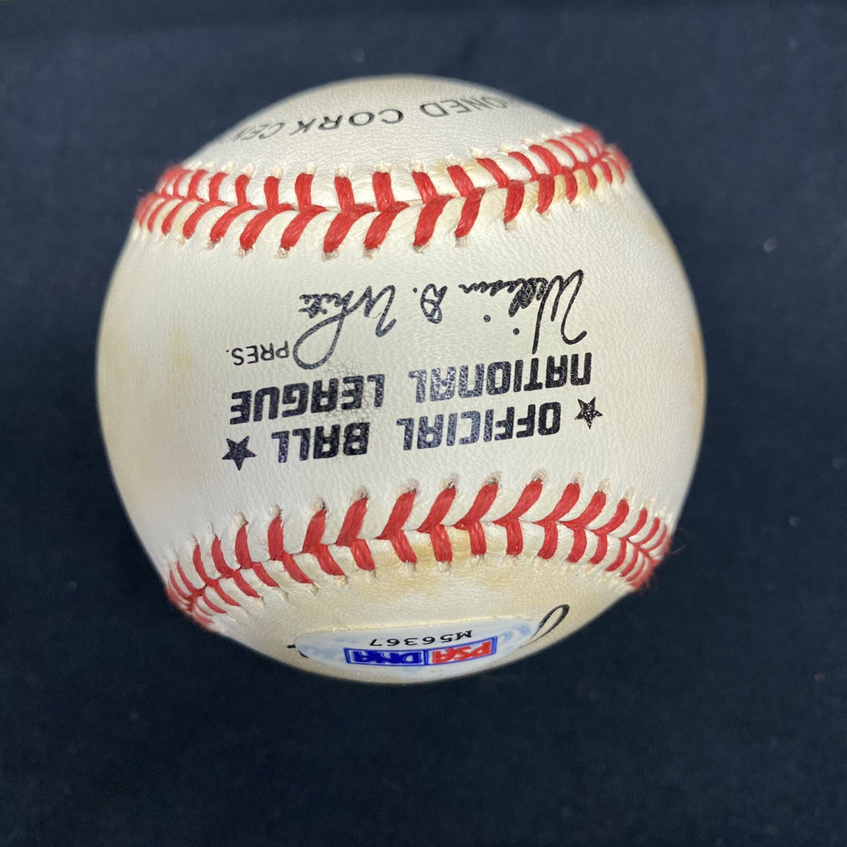 Leon Day Newark Eagles Signed Baseball PSA/DNA HOF Negro Leagues