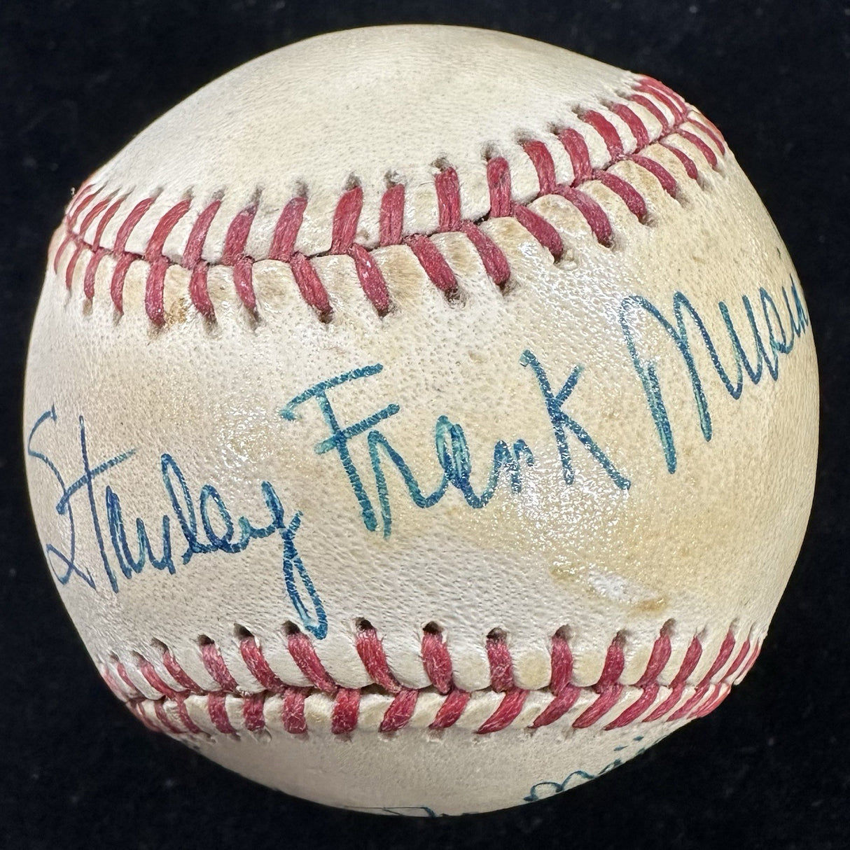 Stanley Frank Musial Stan The Man Signed Full Name Nickname Baseball PSA/DNA LOA