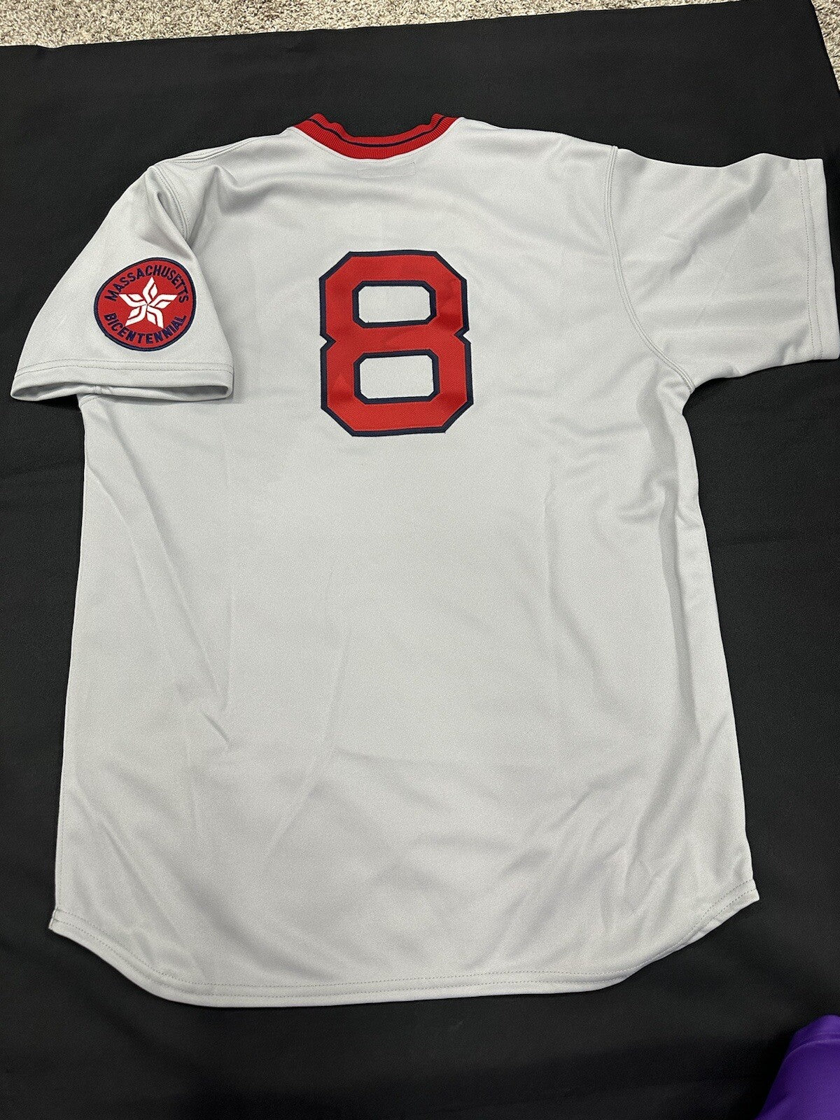 Carl Yastrzemski HOF 89 TC 67 Signed Authentic Mitchell Ness Red Sox Jersey JSA