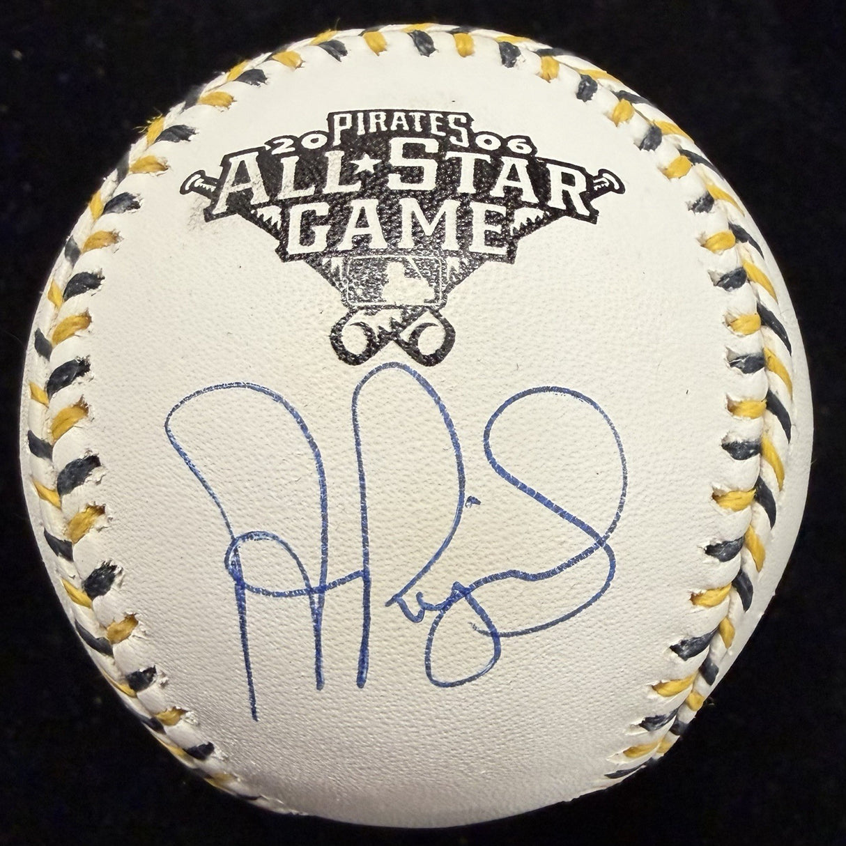Albert Pujols Signed 2006 All Star Game Logo Baseball Beckett Witness Holo Only