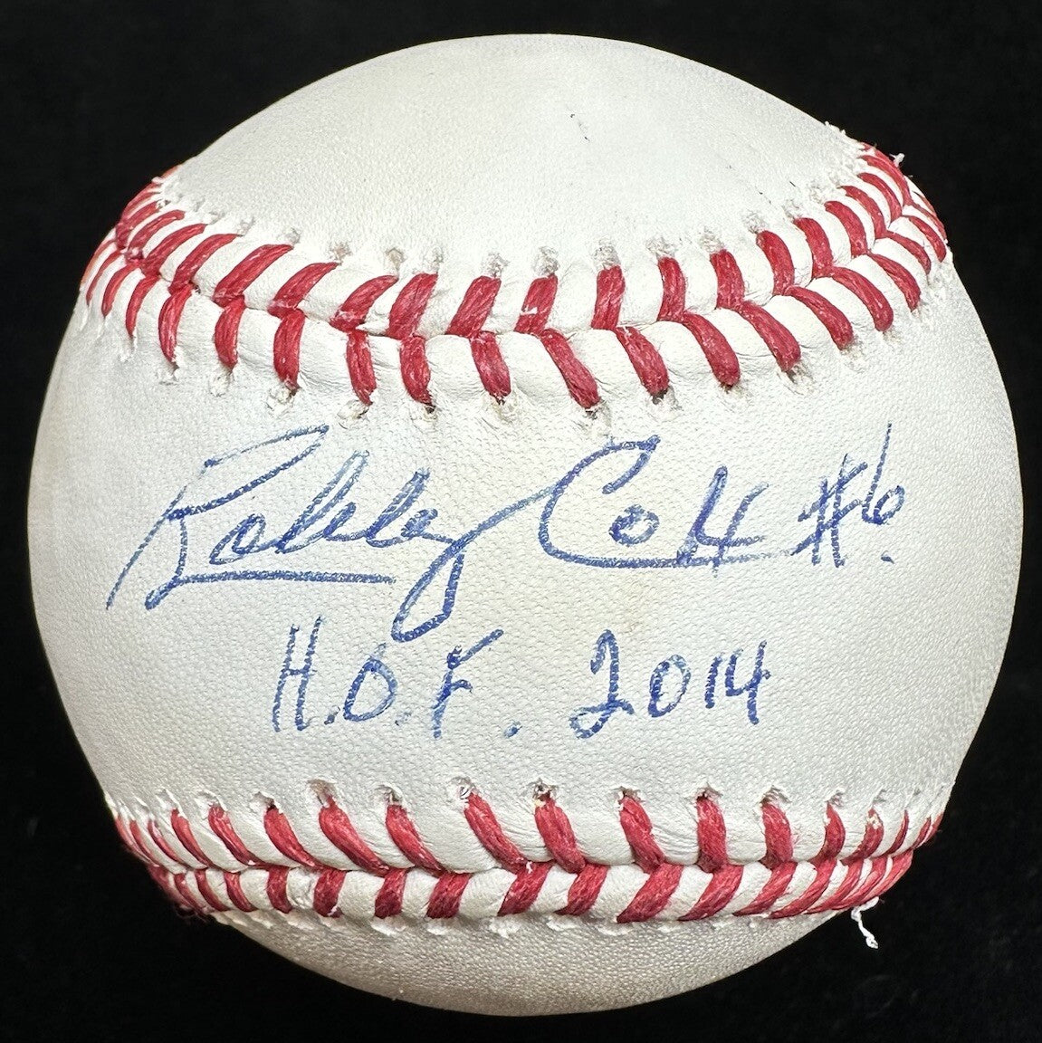 Bobby Cox HOF 2014 #6 Signed Baseball JSA
