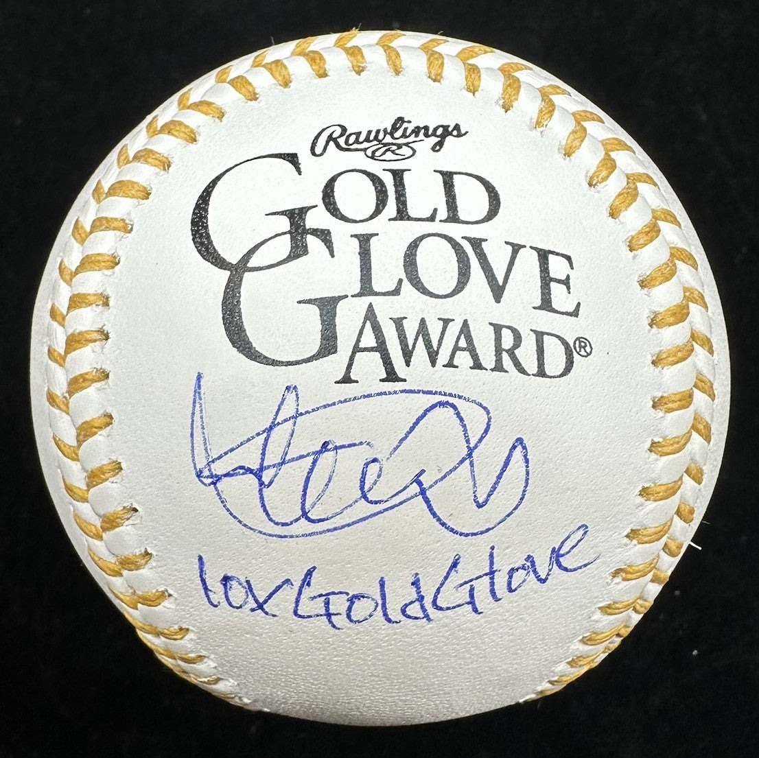 Ichiro Suzuki 10x Gold Glove Signed GG Logo Baseball IS Hologram