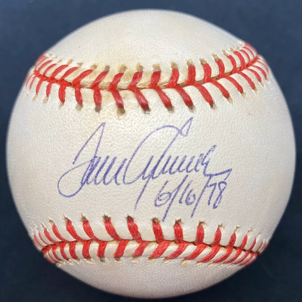 Tom Seaver 6/16/78 Signed Baseball PSA NH No Hitter Reds
