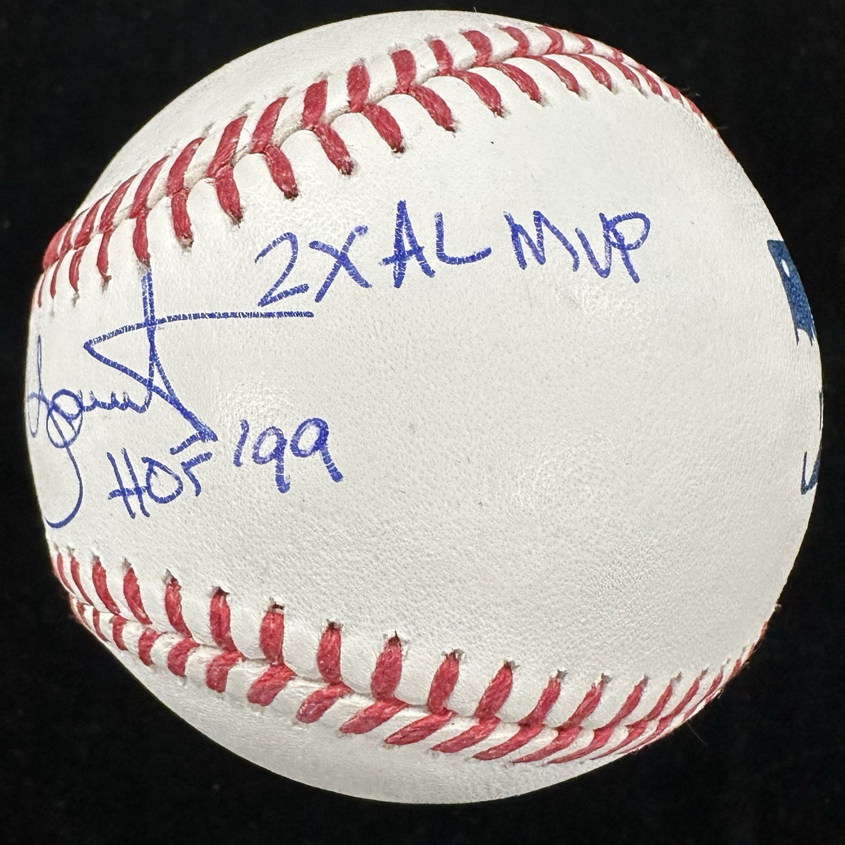 Robin Yount HOF MVP Signed Stat Baseball PSA Beckett Holograms