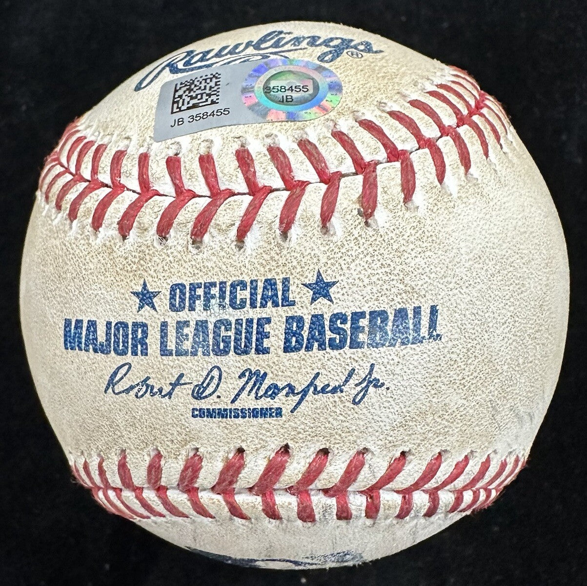 David Ortiz Signed Game Used Career Hit #2469 Baseball MLB Holo