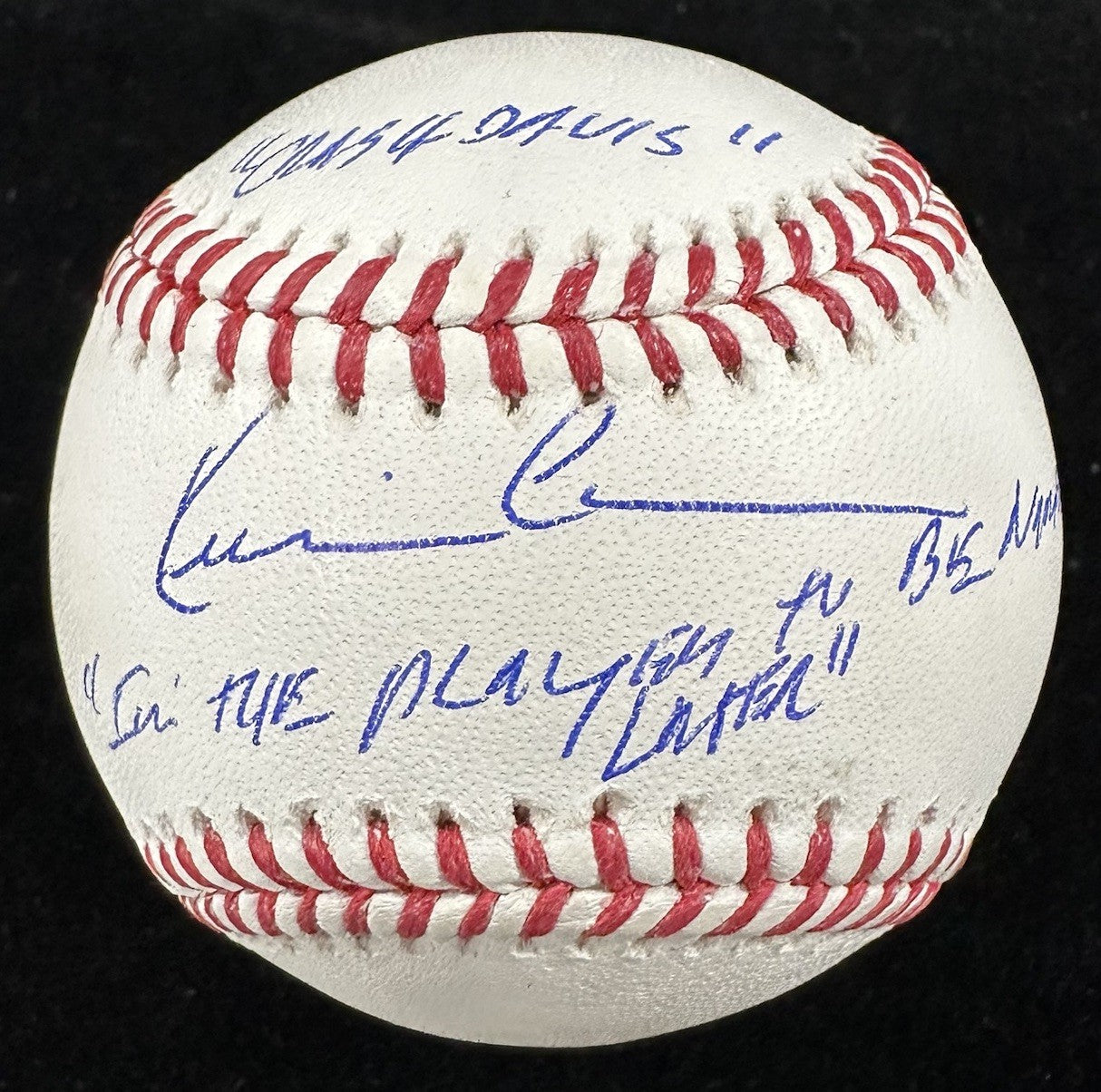 Kevin Costner Crash Davis Bull Durham Quote Signed Baseball SWAU Holo