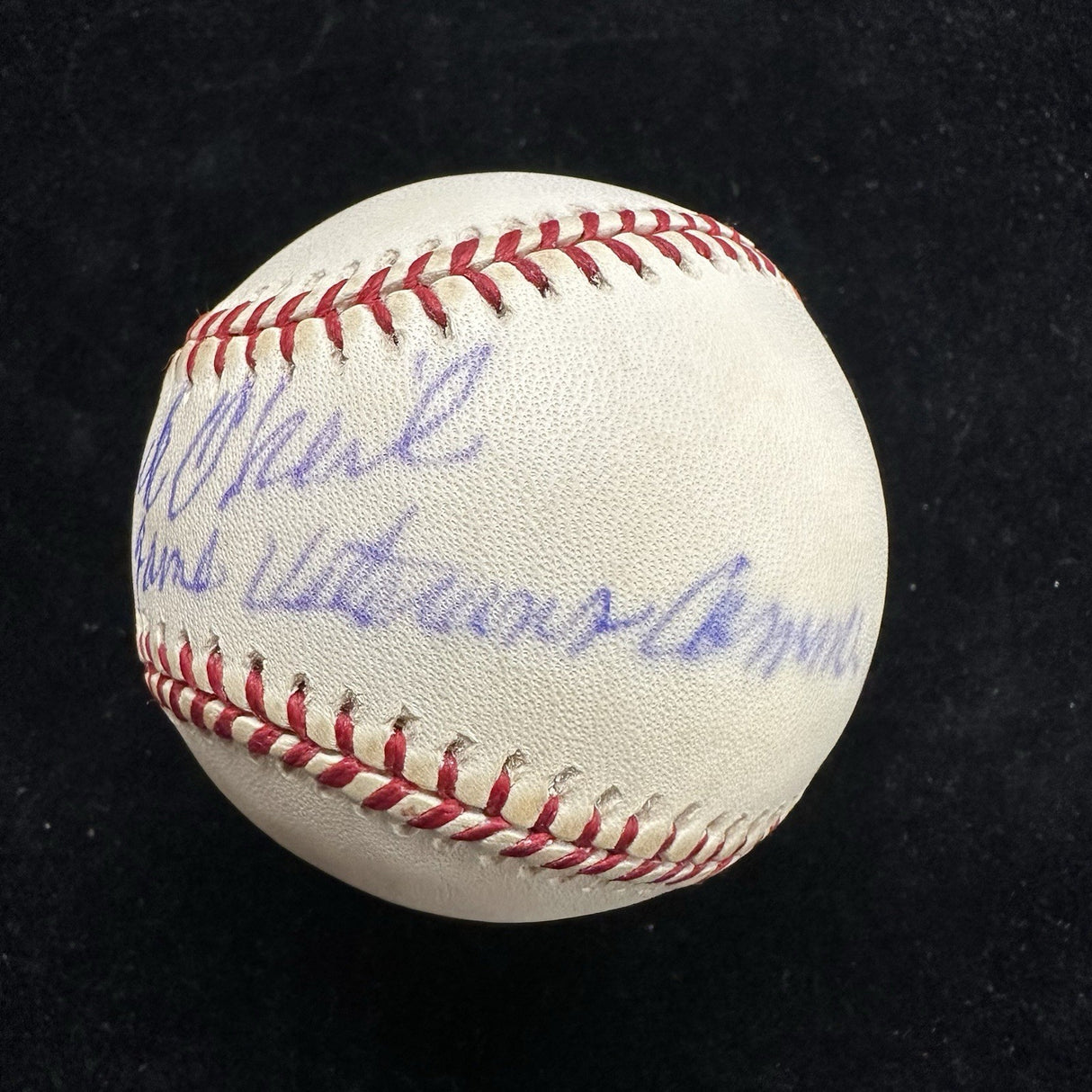 Buck O’Neil Hall Of Fame Veterans Committee Signed Baseball HOF JSA