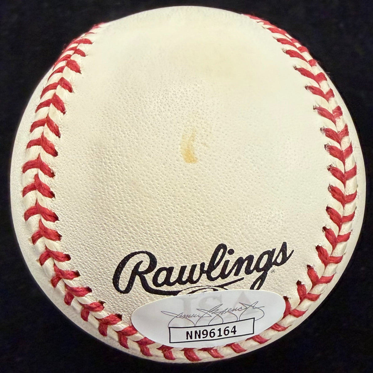 Cal Ripken Jr. Signed Retirement Logo Stat Baseball JSA