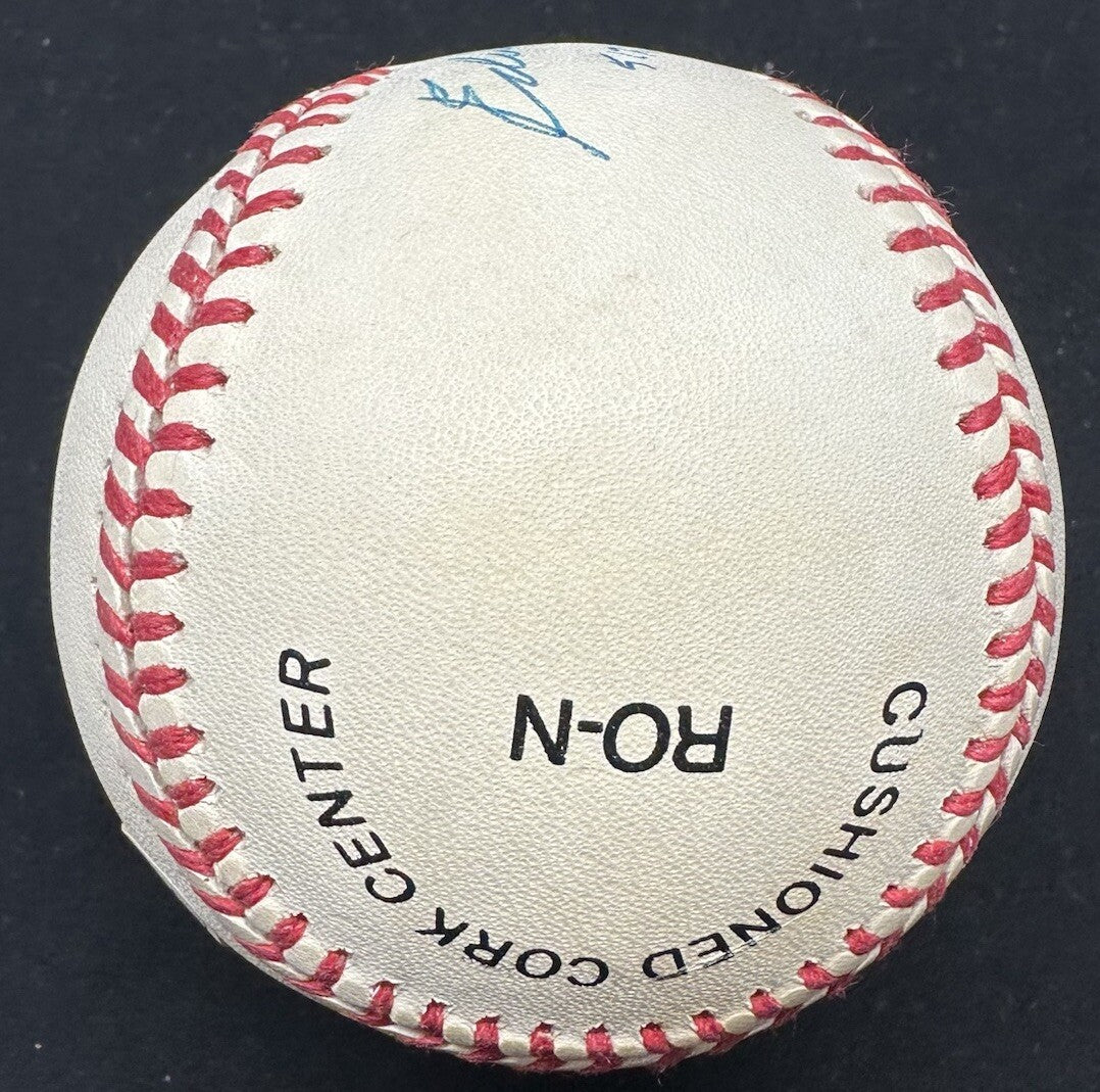 Edwin Lee Mathews HOF 78 512 HR Signed Baseball JSA