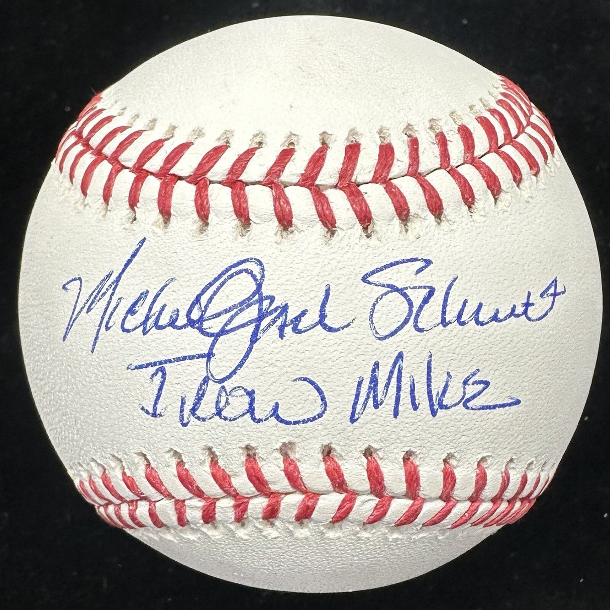 Michael Jack Schmidt Iron Mike Nickname Signed Baseball Beckett BAS