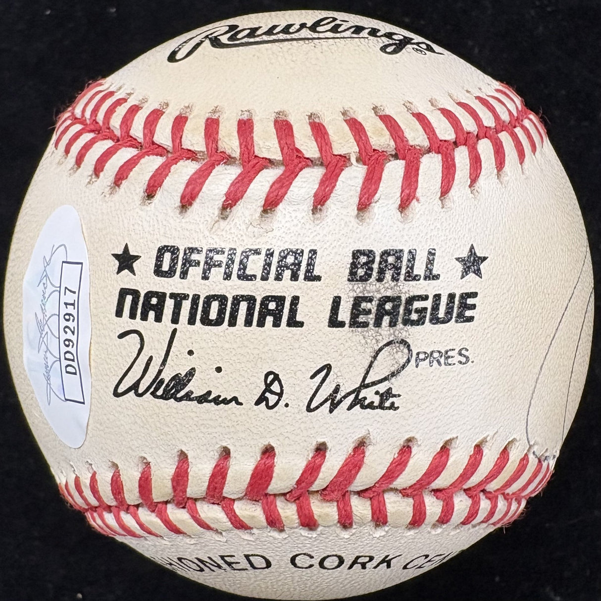 Emmitt Smith Signed Baseball JSA