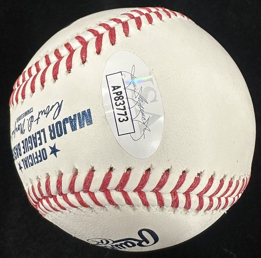 Joe Torre Mr. T Signed Baseball JSA