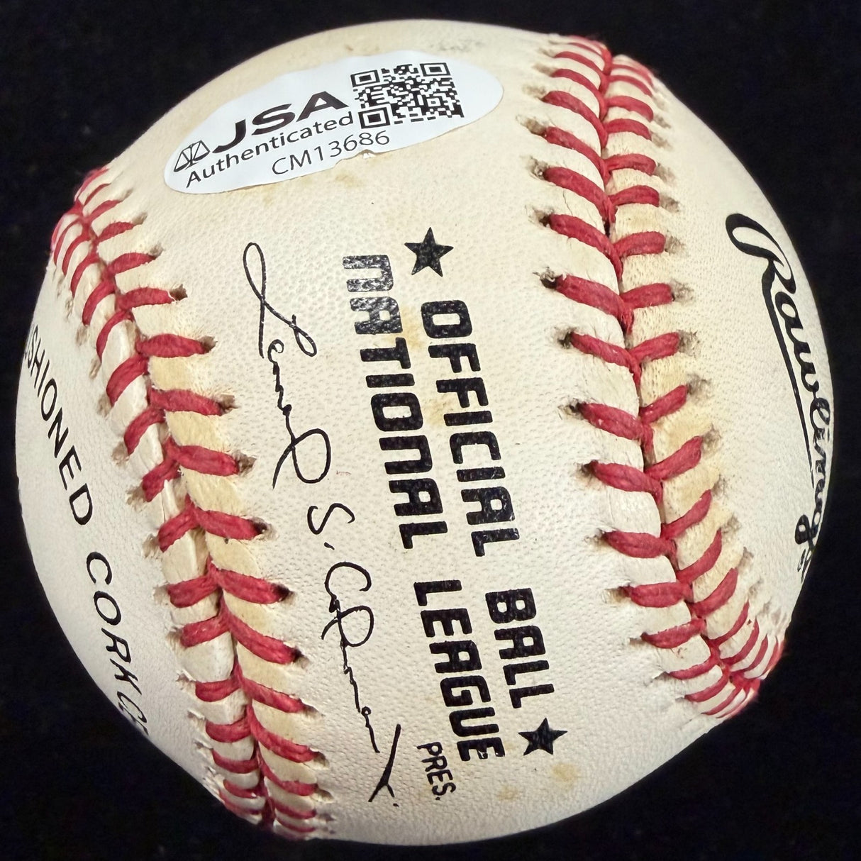 Chipper Jones The Jacksonville Juggernaut Signed Baseball JSA