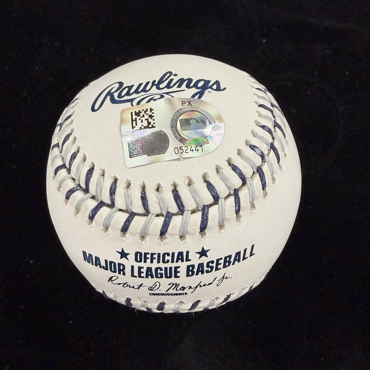 Derek Jeter HOF 2020 The Captain Signed Yankees Team Stitch Logo Baseball MLB