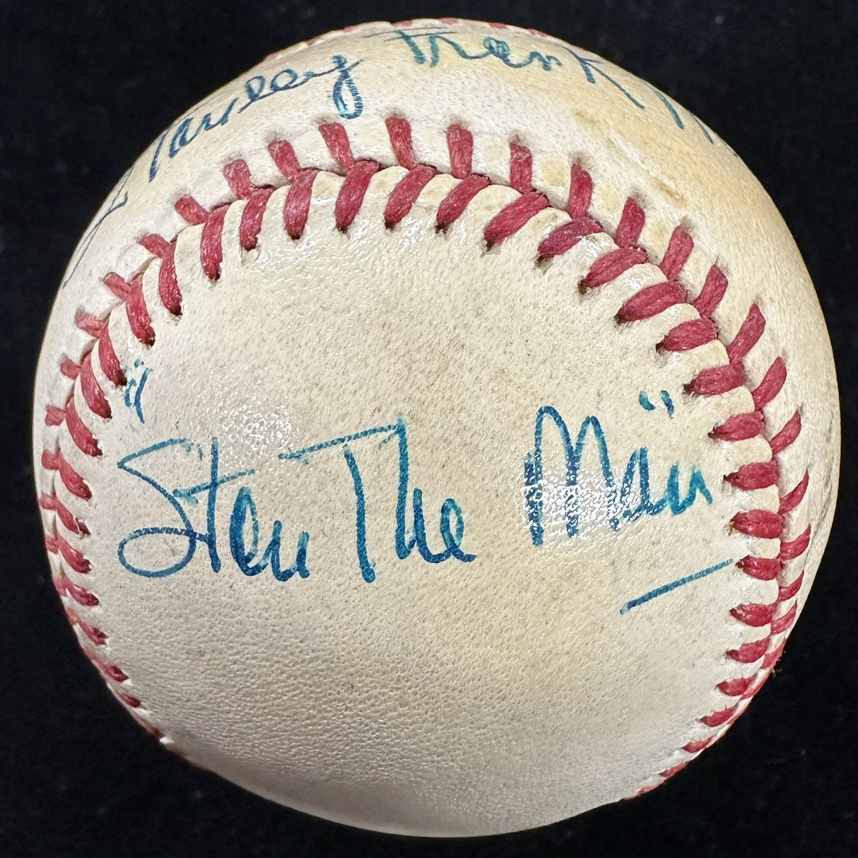 Stanley Frank Musial Stan The Man Signed Full Name Nickname Baseball PSA/DNA LOA