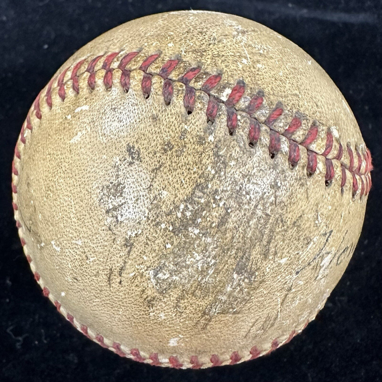 Honus Wagner Single Signed Baseball JSA LOA