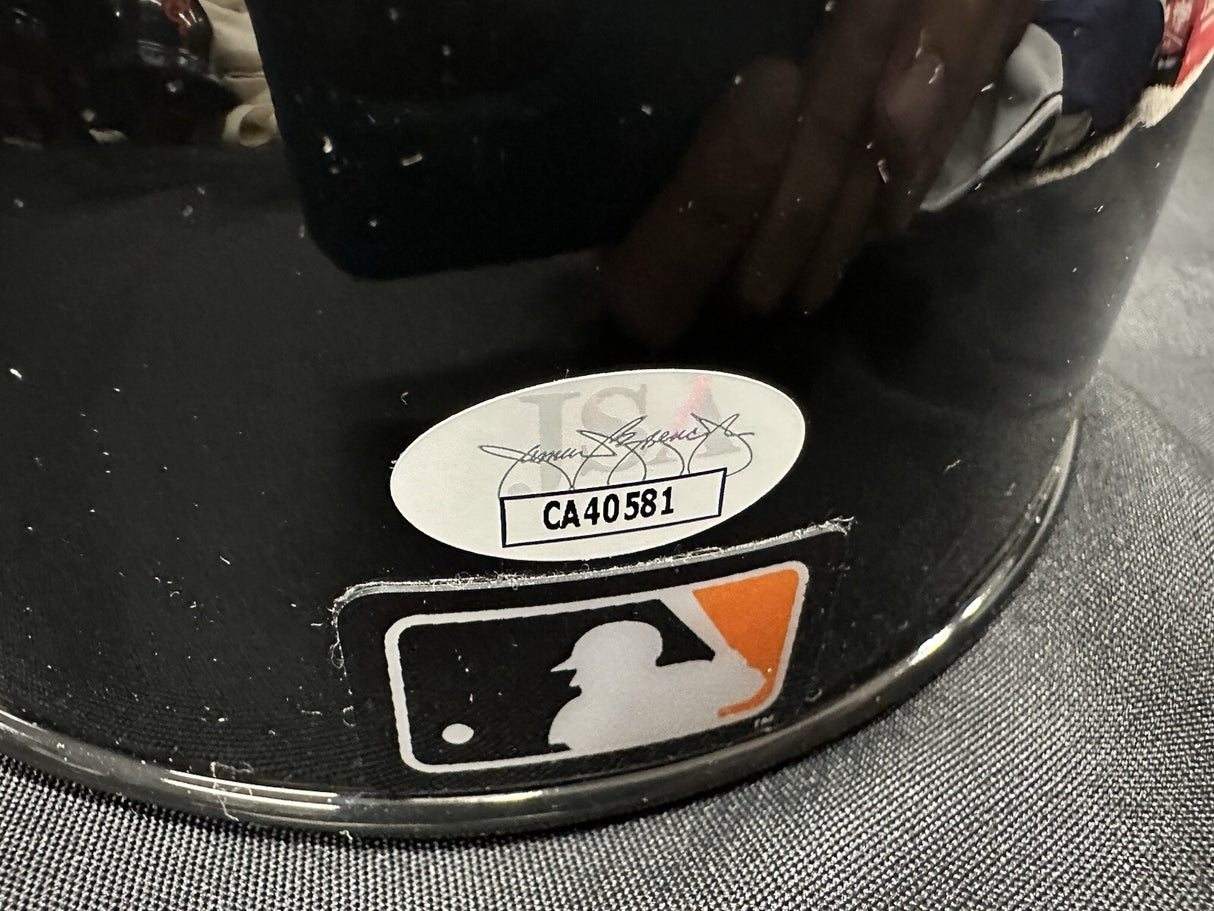 Orlando Cepeda HOF 99 Signed Authentic Giants Batting Helmet JSA