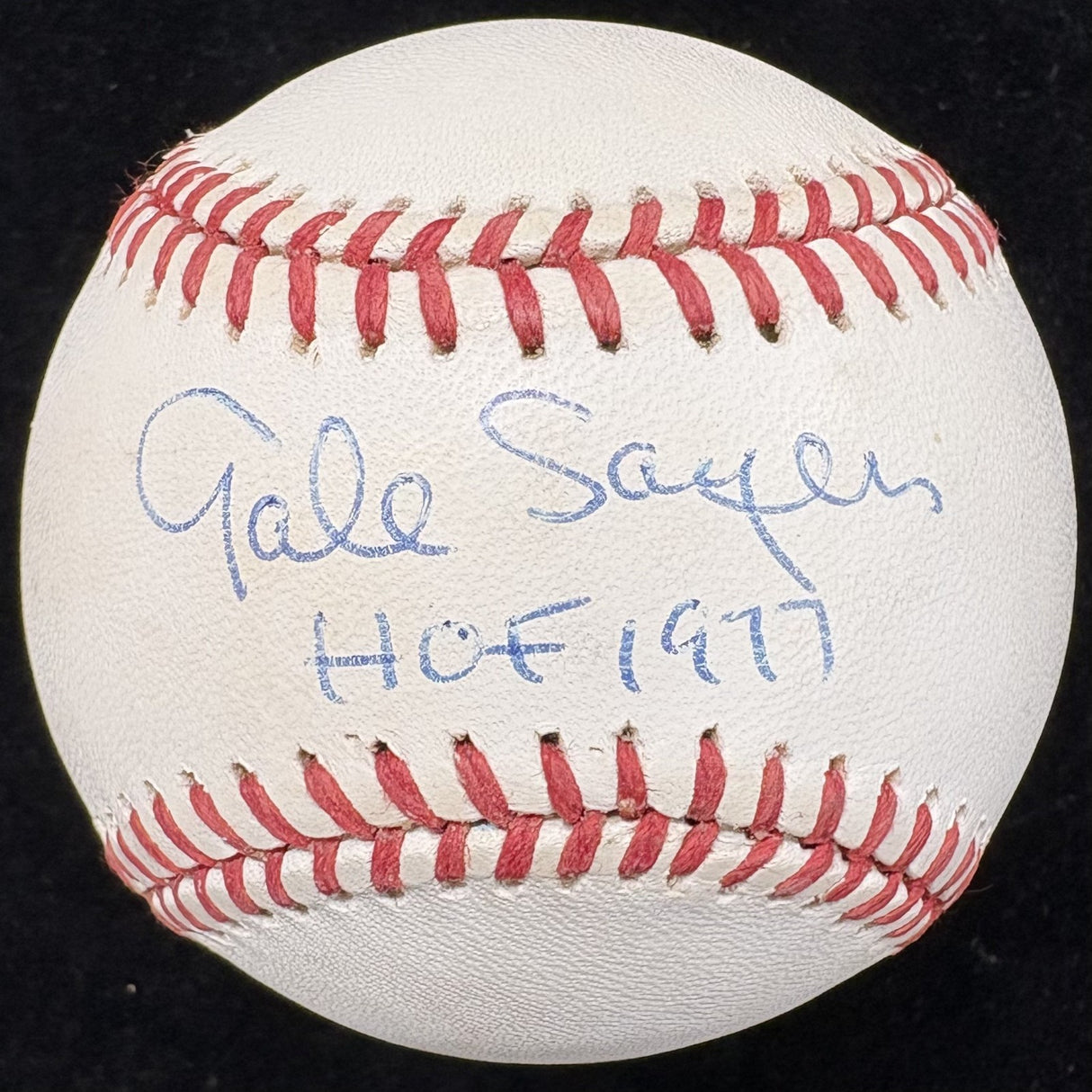 Gale Sayers HOF 1977 Signed Baseball JSA