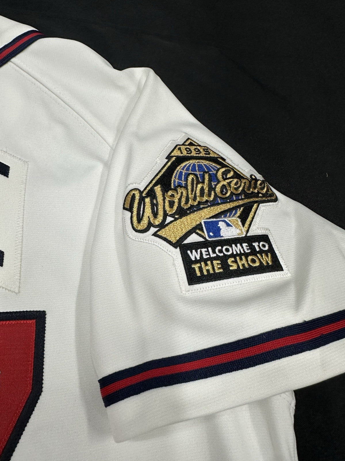 Tom Glavine Stat Signed Authentic Atlanta Braves Mitchell Ness Jersey JSA