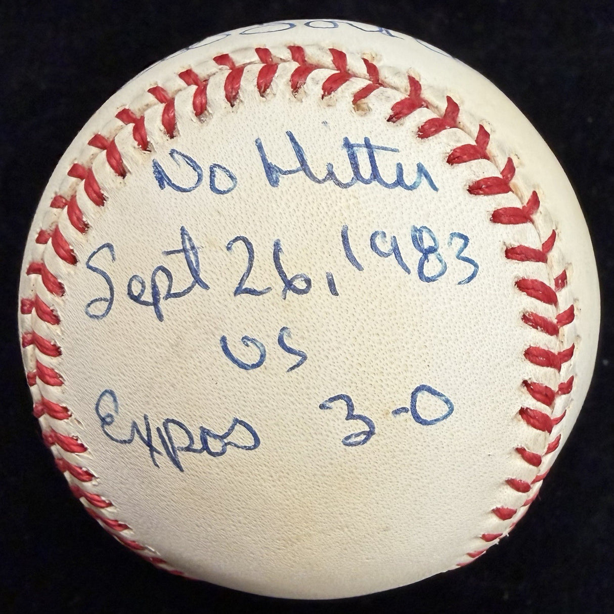 Bob Forsch 2 No Hitter Signed Baseball JSA