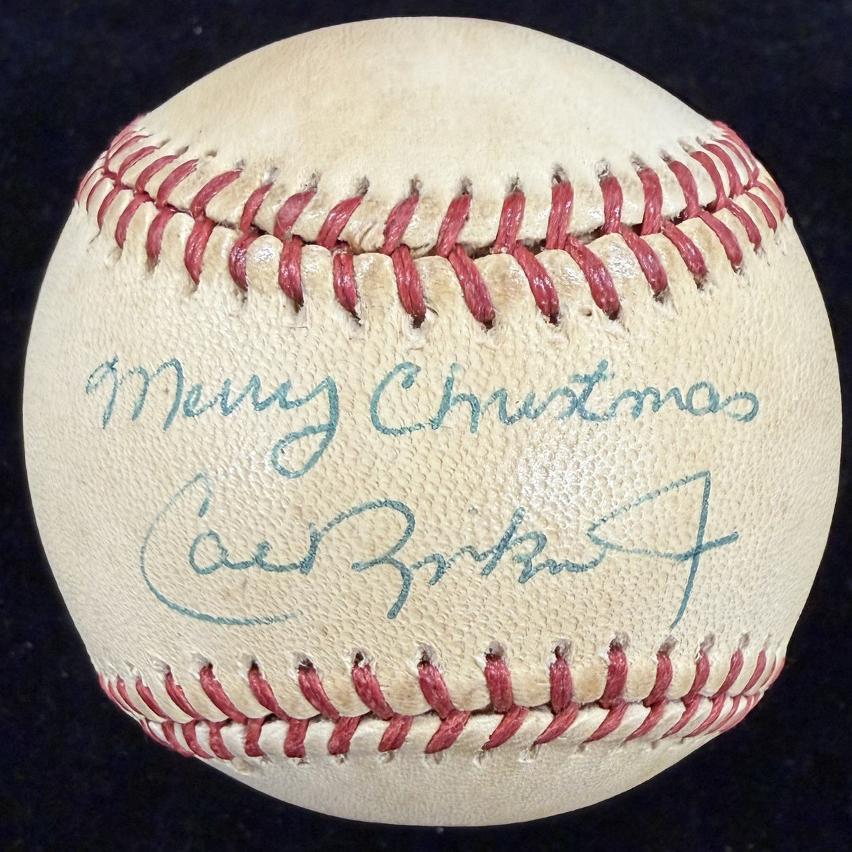 Cal Ripken Jr. Merry Christmas Signed Baseball PSA/DNA
