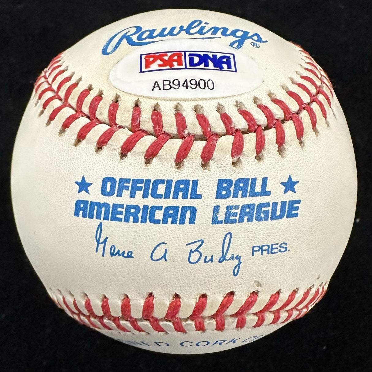 Dick Williams Signed World Series Stat Baseball PSA/DNA