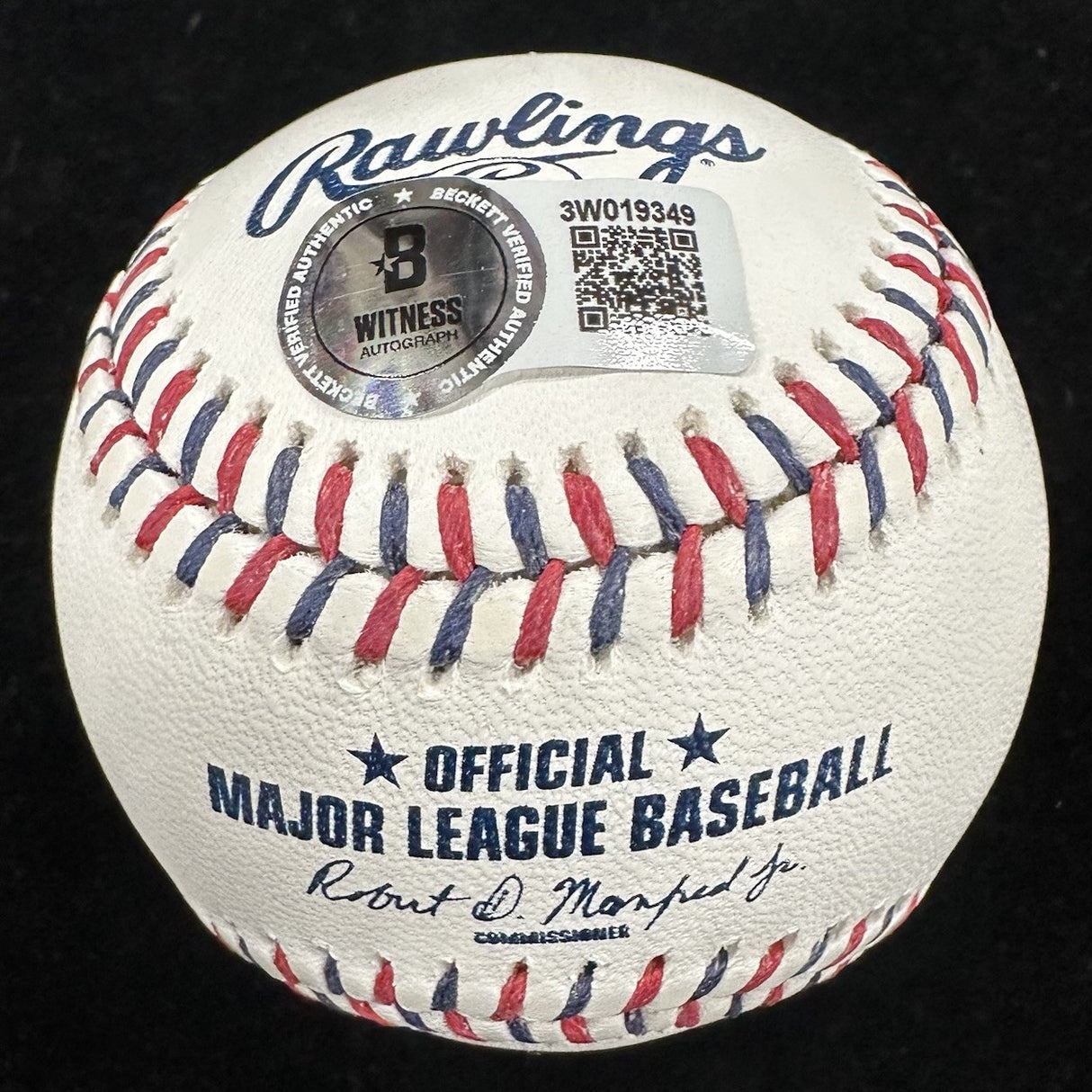 Joe Mauer HOF 2024 2009 AL MVP Signed Twins Team Stitch Logo Baseball Beckett