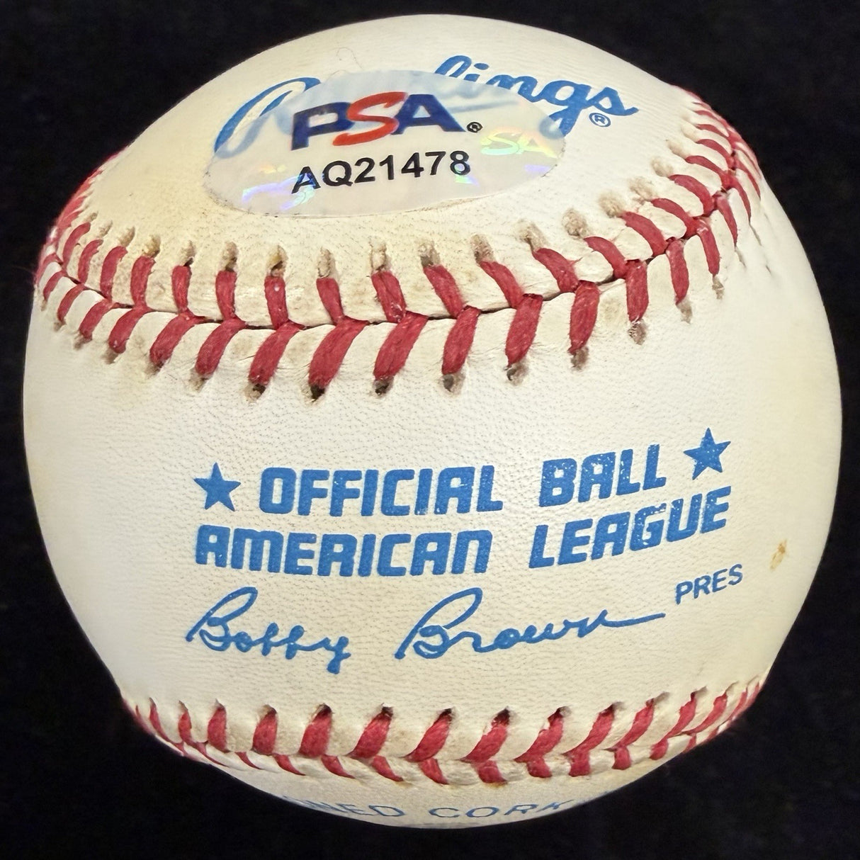 George Brett #5 Signed Baseball PSA/DNA