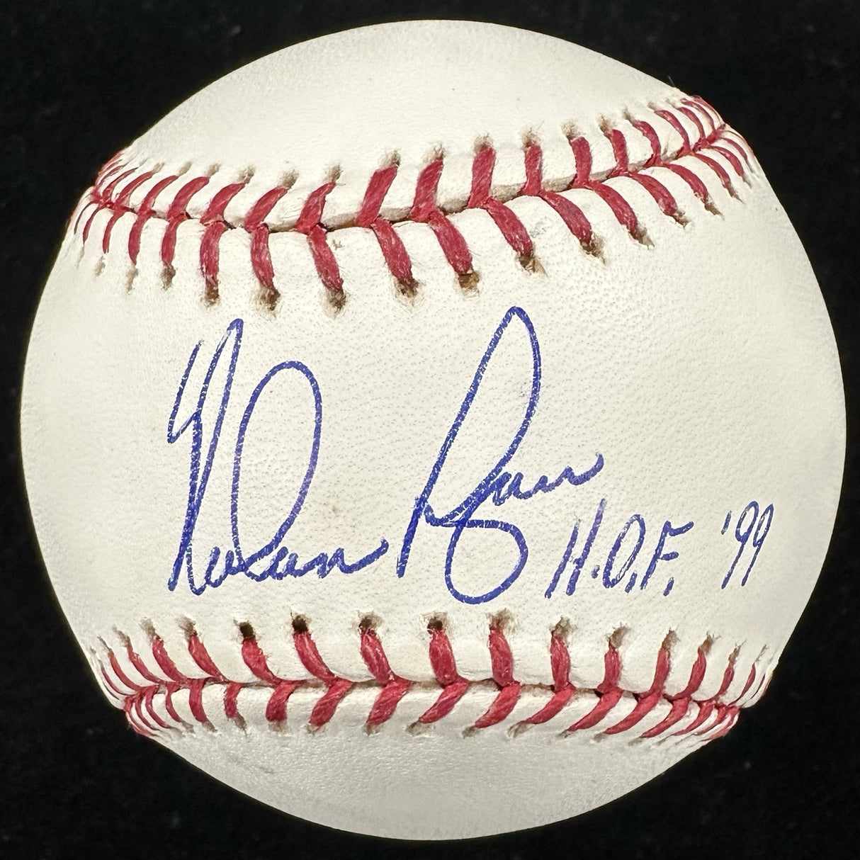 Nolan Ryan HOF 99 Signed Baseball Ryan Foundation Holo