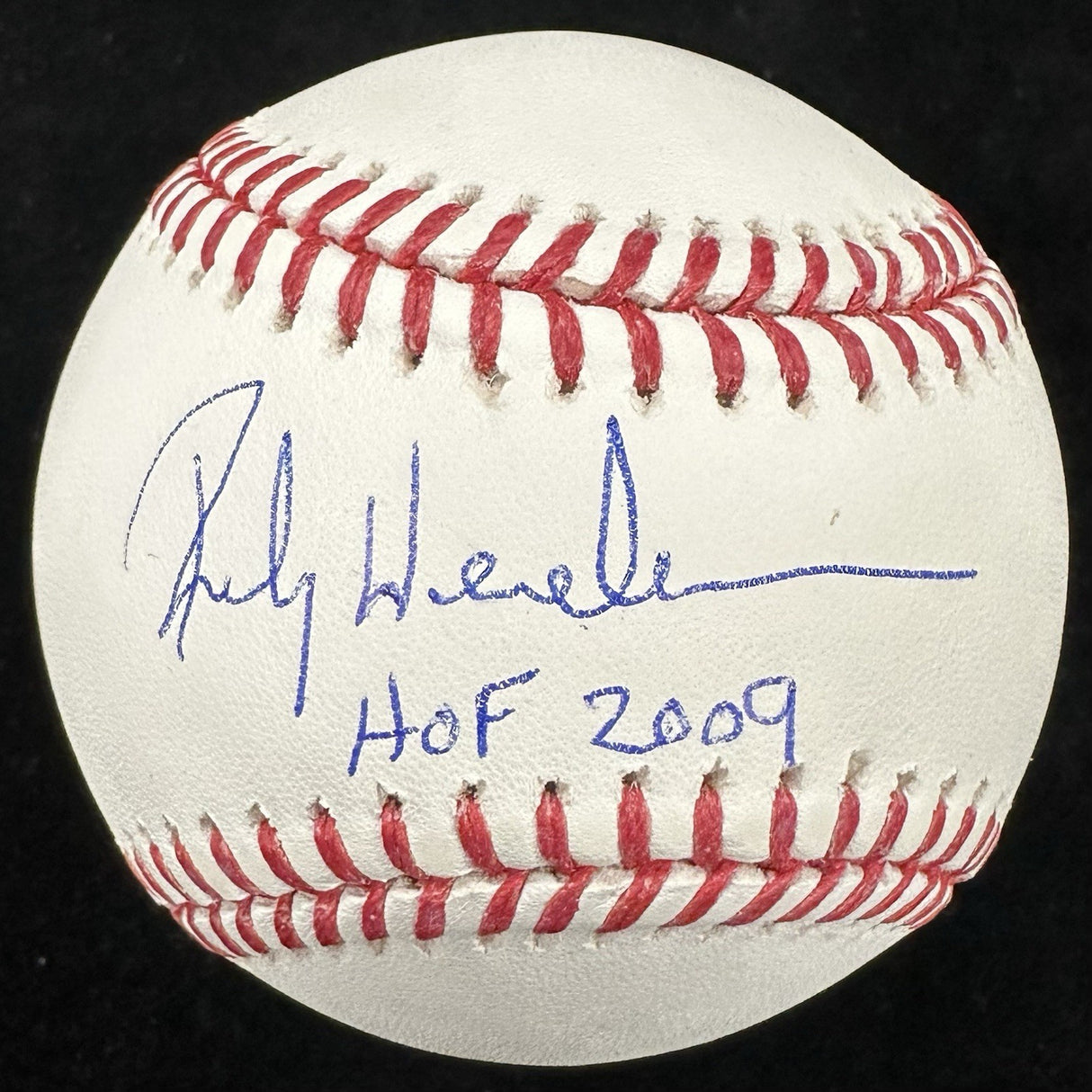 Rickey Henderson HOF 2009 Signed Baseball JSA Witness