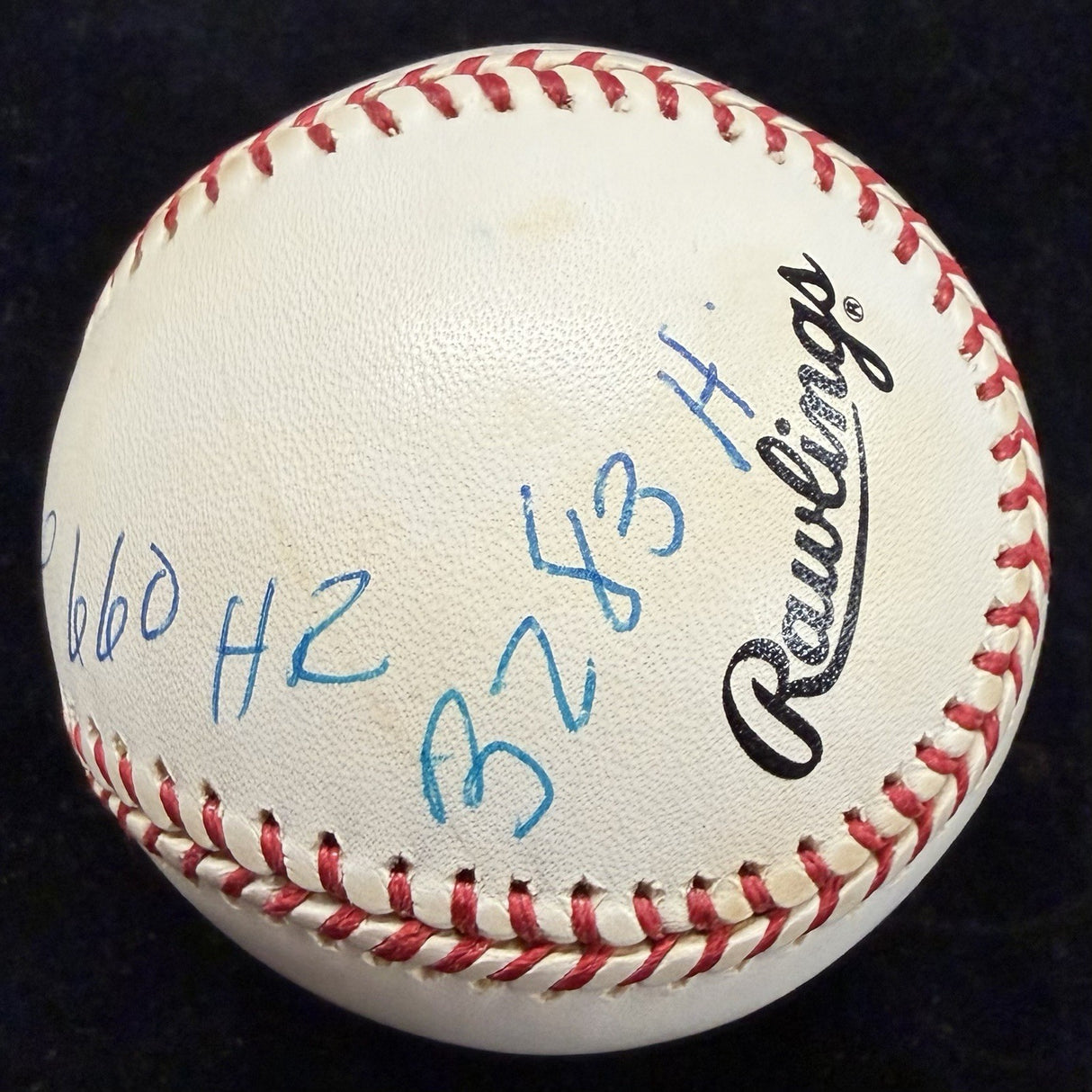 Willie Mays 660 HR 3293 H Signed Baseball PSA/DNA LOA