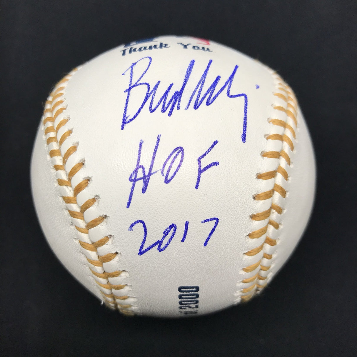 Bud Selig HOF 2017 Signed Commissioner Logo Baseball PSA/DNA