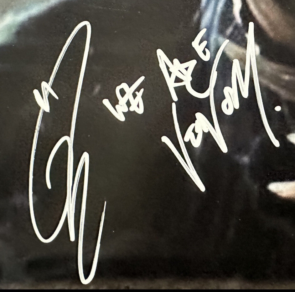 Tom Hardy We Are Venom Signed 16x20 Photo Celebrity Authentics Hologram