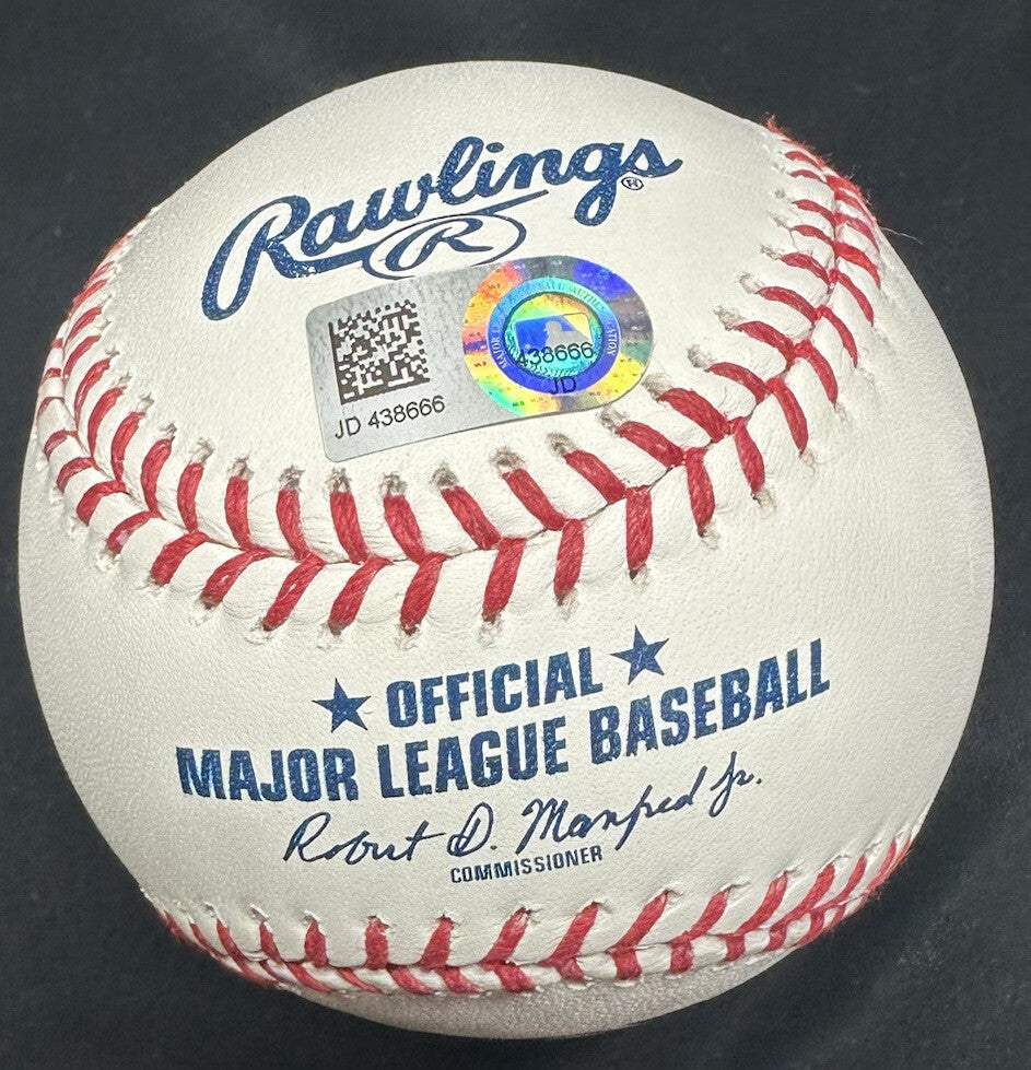 Mike Trout Kiiiiid Signed Baseball MLB Holo