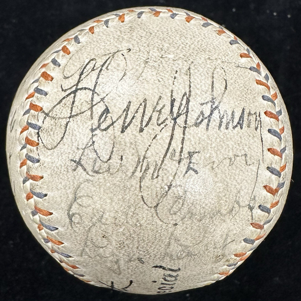 Babe Ruth Lou Gehrig 1931 New York Yankees Team Signed Baseball PSA/DNA LOA