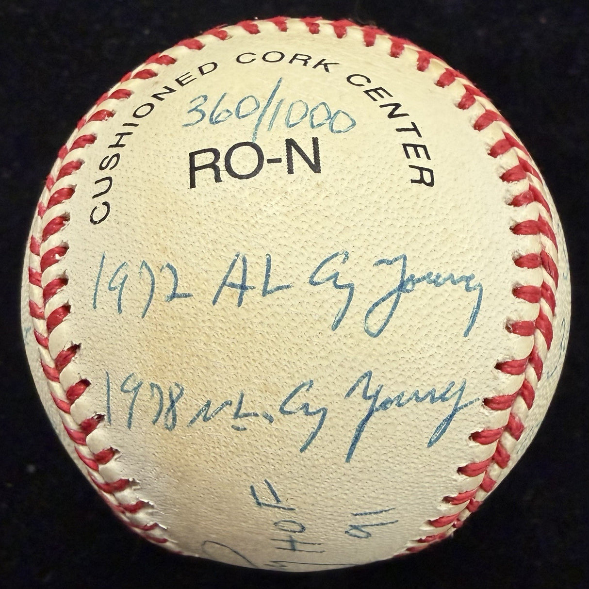 Gaylord Perry HOF 91 Signed RJ Stat Baseball